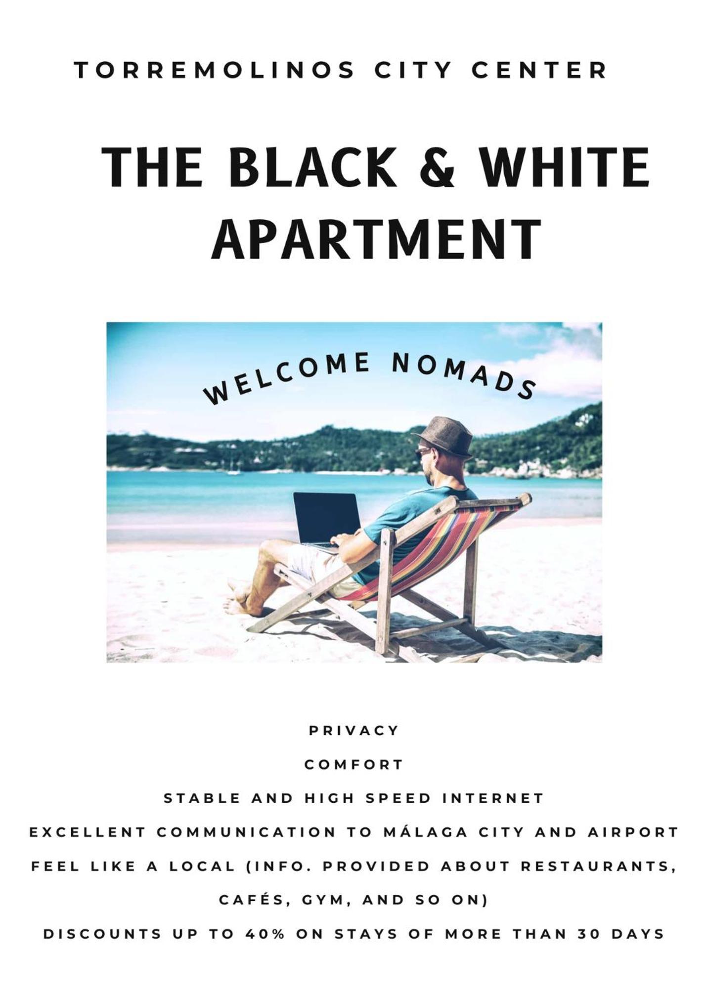 The Black&White Apartment Torremolinos Exteriör bild